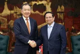 Thủ tướng Phạm Minh Chính tiếp Chủ tịch Hội đồng Ủy ban Kinh tế Á - Âu