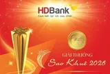 Hai giải pháp tài chính của HDBank được vinh danh tại Sao Khuê 2026