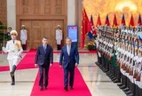 Thủ tướng Lê Minh Hưng chủ trì lễ đón Thủ tướng Campuchia Hun Manet