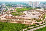 Cận cảnh hồ điều hòa hơn 30 ha đang thành hình ở cửa ngõ phía Đông Hà Nội