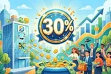 Một doanh nghiệp chốt ngày trả cổ tức tiền mặt 30% ngay tháng này