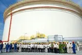 Khoảnh khắc mở van công trình khổng lồ, nâng sức chứa dầu thô Nhà máy lọc dầu đầu tiên của Việt Nam lên 585.000 m³