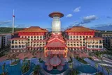 Việt Nam đang dựng một “chiếc khăn” rộng 44 m trên độ cao 79 m, kích thước nhỉnh hơn mái vòm gần 2.000 năm tuổi nổi tiếng thế giới