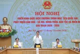 Thủ tướng chủ trì Hội nghị triển khai Chương trình mục tiêu quốc gia