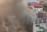 Cháy nhà trong ngõ ở Xuân Đỉnh, Hà Nội