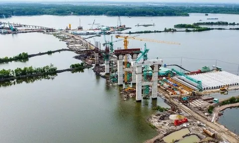 Người dân Đồng Nai và Vũng Tàu đón tin vui: Cây cầu trị giá 4.900 tỷ sở hữu nhịp chính lớn nhất Đông Nam Á, kết nối 2 địa phương vừa có diễn biến mới giúp thúc đẩy tiến độ thi công.
