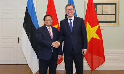 Thủ tướng Phạm Minh Chính hội đàm với Thủ tướng Estonia