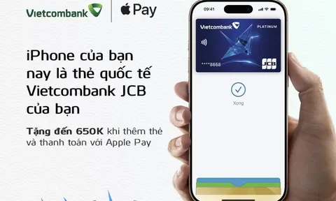 Mở rộng trải nghiệm số: Vietcombank đưa Apple Pay đến chủ thẻ JCB