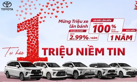 Trước thềm kỷ niệm 30 năm, Toyota tung loạt ưu đãi lớn cho khách mua xe trong tháng 8