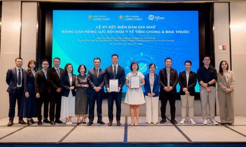 Nâng tầm chuyên môn đội ngũ y tế tiêm chủng và nhà thuốc, Long Châu hợp tác cùng Pfizer (Mỹ)
