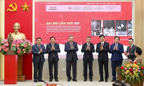 Tổng Bí thư Tô Lâm dự lễ ra mắt Trang thông tin điện tử "Đảng Cộng sản Việt Nam - Đại hội XIV"