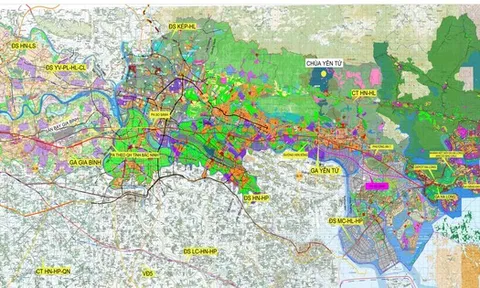 Chi tiết bản đồ và vị trí 4 nhà ga quan trọng của tuyến đường sắt Hà Nội - Quảng Ninh do VinSpeed triển khai