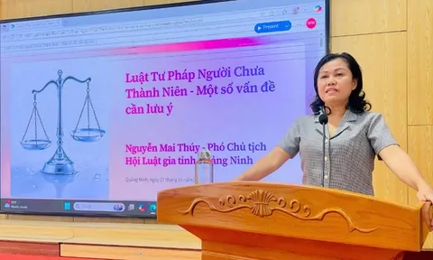 Hội Luật gia tỉnh Quảng Ninh đẩy mạnh tuyên truyền Luật Tư pháp người chưa thành niên