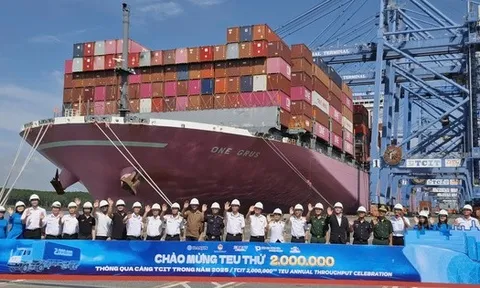 Tin vui đến từ cảng Quốc tế Tân Cảng - Cái Mép