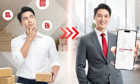 Hộ kinh doanh tự tin chuyển đổi, tiết kiệm tối đa cùng Techcombank Business