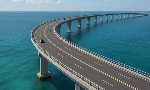 Hé lộ phương án đường và cầu vượt biển nối Cần Giờ – Vũng Tàu dài gần 11 km của Vingroup