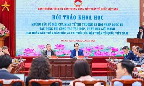 Vai trò của Mặt trận Tổ quốc Việt Nam trong nền kinh tế thị trường và hội nhập quốc tế trong giai đoạn hiện nay