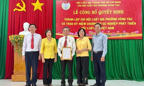 Thành lập Chi hội Luật gia phường Vũng Tàu