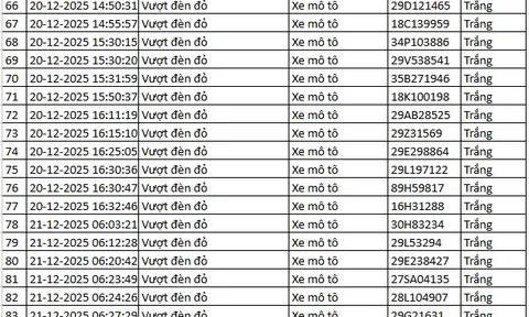 314 chủ xe máy, ô tô được phát hiện qua camera AI có biển số sau nhanh chóng nộp phạt nguội theo Nghị định 168