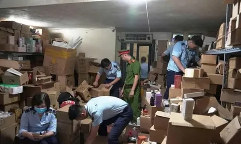 Phát hiện cơ sở kinh doanh nước giặt giả mạo nhãn hiệu trên không gian mạng