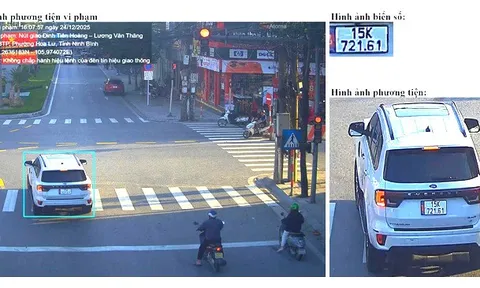Danh sách 70 xe vi phạm được camera AI ghi ở Ninh Bình trong 9 ngày