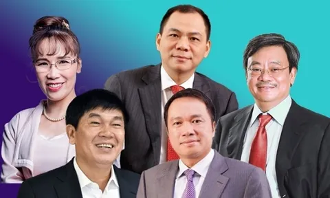 Tài sản của 5 tỷ phú USD Việt Nam thế nào trong năm 2025?