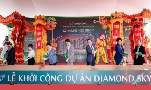 Van Phuc Group khởi công phần hầm Diamond Sky: Dấu ấn biểu tượng sống mới