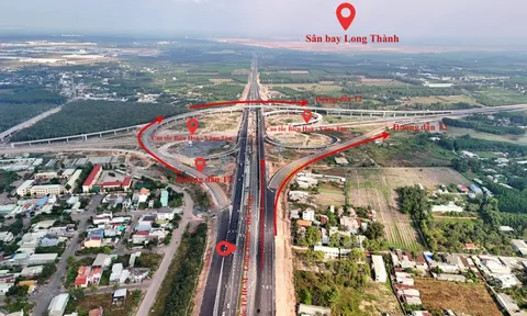 Hai siêu nút giao nối cao tốc với sân bay Long Thành tăng tốc về đích