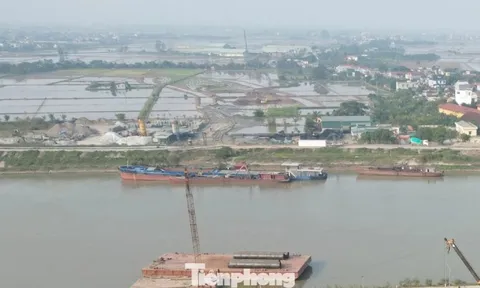 Đường nối Thái Bình - Phố Hiến đang được thi công ra sao?