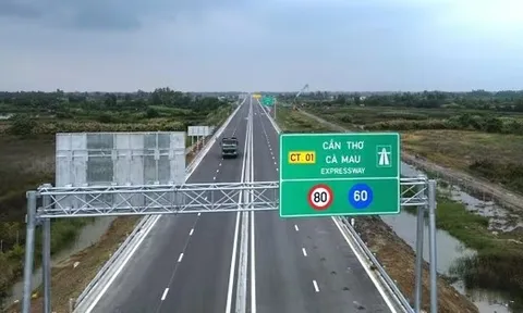Đường cao tốc Cần Thơ – Cà Mau hơn 110 km thông xe toàn tuyến