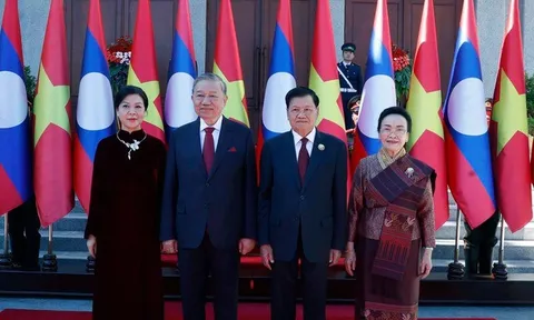 Tổng Bí thư, Chủ tịch nước Lào là quốc khách đầu tiên của Việt Nam sau Đại hội XIV