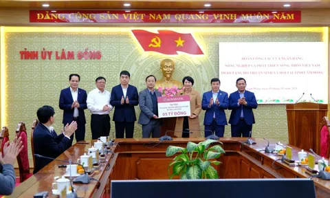 Agribank trao 5 tỷ đồng chăm lo an sinh xã hội tại Lâm Đồng