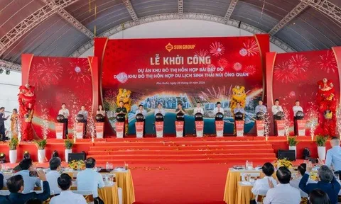 Sun Group khởi công 2 khu đô thị APEC 2027 tại Phú Quốc, tổng vốn đầu tư gần 70.000 tỷ đồng