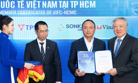 SonKim Group là thành viên sáng lập trung tâm tài chính quốc tế Việt Nam
