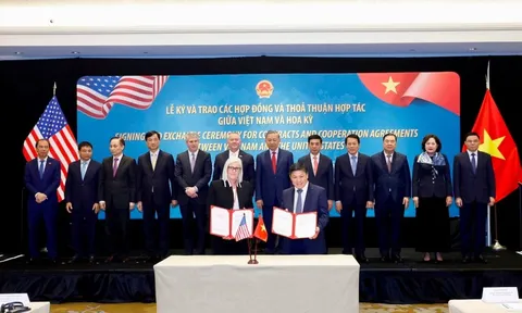 Tổng Bí thư Tô Lâm và đại diện lãnh đạo 2 nước chứng kiến Vietjet trao các thoả thuận trị giá 6,3 tỷ USD với các đối tác Mỹ