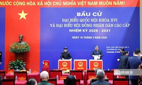 Số liệu mới nhất: 99,68% tỉ lệ cử tri cả nước tham gia bỏ phiếu