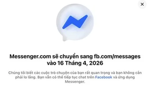 Facebook chính thức đóng cửa Messenger trình duyệt web từ 16-4