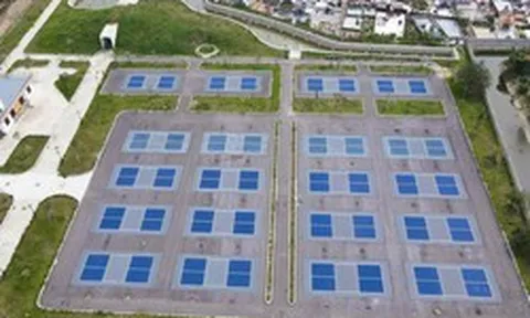 20 sân Pickleball xuất hiện trong Khu lưu niệm đồng bào miền Nam tập kết ra Bắc