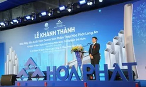 Tỷ phú Trần Đình Long khánh thành nhà máy 2.000 tỷ, sản lượng ống thép phía Nam lập kỷ lục mới