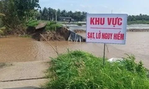 Vĩnh Long dự chi 35.800 tỷ đồng, di dời gần 1.700 hộ dân để chống sạt lở