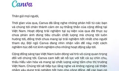 Canva Việt Nam lên tiếng sau lần ra mắt gây thất vọng