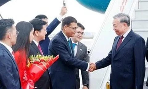Tổng Bí thư, Chủ tịch nước Tô Lâm bắt đầu chuyến thăm Ấn Độ