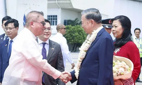 Tổng Bí thư, Chủ tịch nước Tô Lâm và Phu nhân bắt đầu chuyến thăm Philippines