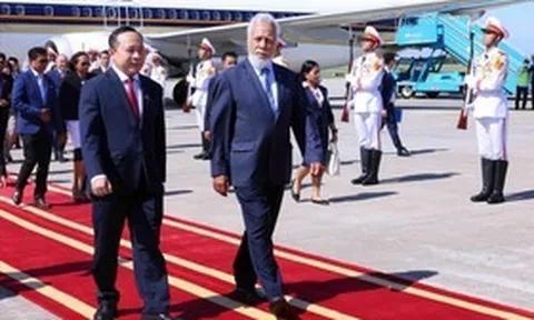 Thủ tướng Timor-Leste đến Hà Nội, bắt đầu chuyến thăm chính thức Việt Nam