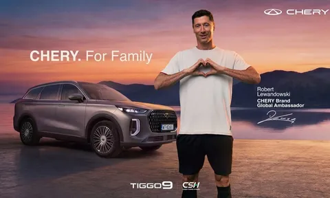 Robert Lewandowski góp mặt trong TVC thương hiệu mới của CHERY, hiện thực hóa triết lý "Vì gia đình"