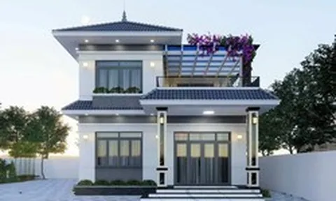 Chi phí xây nhà 2 tầng mái Nhật 100m² bao nhiêu?