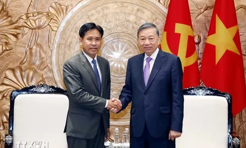 Tổng Bí thư, Chủ tịch nước Tô Lâm tiếp Chánh án Toà án nhân dân tối cao Lào