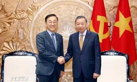 Tổng Bí thư, Chủ tịch nước Tô Lâm tiếp Bộ trưởng Đất đai, Cơ sở hạ tầng, Giao thông Hàn Quốc