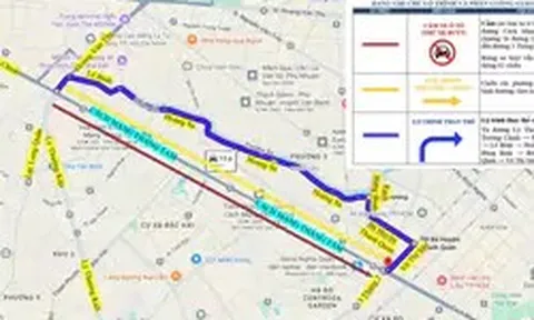 TPHCM: Ô tô lưu thông một chiều đường Cách mạng Tháng Tám để thi công metro số 2