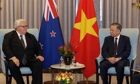 Tổng Bí thư, Chủ tịch nước Tô Lâm đã hội kiến Chủ tịch Quốc hội New Zealand